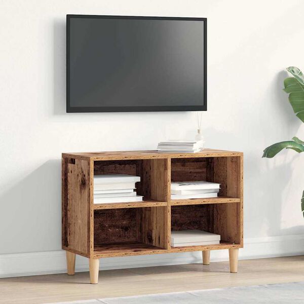 vidaXL Gabinete para TV Madeira antiga 69,5 x 30 x 50 cm