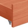 vidaXL Estrutura cama c/ 2 gavetas 100x200cm pinho maci&ccedil;o castanho mel