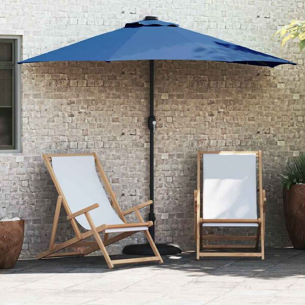 vidaXL Guarda-sol de Jardim Azul Azur 294 x 150 x 224 cm