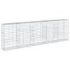 vidaXL Cesto gabi&atilde;o com cobertura 500x50x150 cm ferro galvanizado