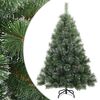vidaXL &Aacute;rvore de Natal Artificial Articulada Nevado Flocked Verde