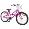 vidaXL Bicicleta Infantil 20 Polegadas para 6-11 anos Rosa Escuro