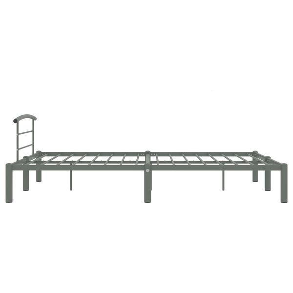vidaXL Estrutura de cama 120x200 cm metal cinzento