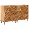 vidaXL Gabinetes de Armazenamento 2 pcs Castanho 60 x 33,5 x 75 cm