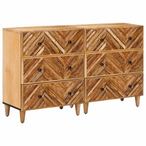vidaXL Gabinetes de Armazenamento 2 pcs Castanho 60 x 33,5 x 75 cm