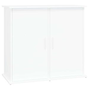 vidaXL Suporte de aqu&aacute;rio 81x36x73 cm derivados de madeira branco