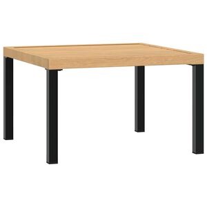 VidaXL Mesa de centro para jardim 65x65x40 cm alum&iacute;nio preto