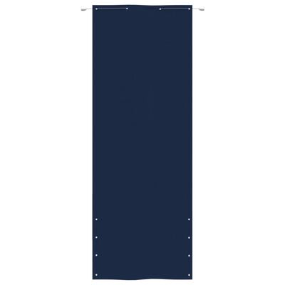 vidaXL Tela de varanda 80x240 cm tecido oxford azul