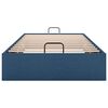 vidaXL Estrutura de cama otomana sem colchão 80x200 cm azul