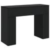 vidaXL Mesa de centro Preto 102 x 35 x 75 cm Derivados de Madeira