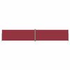 vidaXL Toldo lateral retr&aacute;til 220x1200 cm vermelho