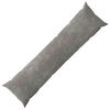 vidaXL Almofada HEERLEN Cinzento-Escuro 40 x 145 cm Tecido Chenille