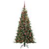 vidaXL &Aacute;rvore de Natal Articulada Artificial Verde 180 cm PE e PVC