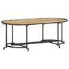 vidaXL Mesa de centro 110x55x40 cm madeira de mangueira &aacute;spera maci&ccedil;a