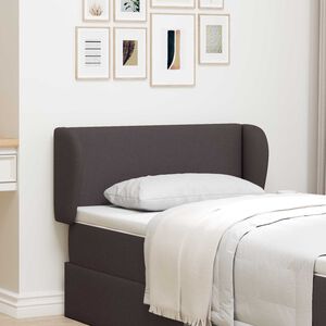 vidaXL Orelha de Cabeceira Castanho 40 x 23 x 6 cm tecido