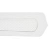 vidaXL Ventoinha de teto com luz 106 cm branco