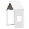 vidaXL Telhado de cama infantil 55x99x139,5 cm pinho maci&ccedil;o branco
