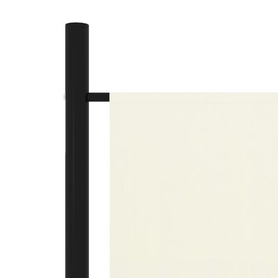 vidaXL Divisória de quarto com 5 painéis 250x180 cm branco