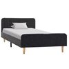 vidaXL Estrutura de cama 90x200 cm serapilheira cinzento-escuro