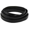 vidaXL Pulseira de Couro Preto 200 x 1 cm Couro
