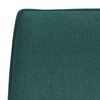 vidaXL Banco 100x75x76 cm tecido verde-escuro
