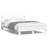 vidaXL Estrutura cama c/ cabeceira 120x200 cm derivados madeira branco