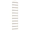 vidaXL Decora&ccedil;&atilde;o de parede em forma de escada 50x200 cm ramo natural