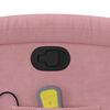 vidaXL Poltrona de massagens reclin&aacute;vel veludo rosa