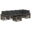 vidaXL Conjunto de Sof&aacute; de Jardim 7 unid. 6-N&uacute;mero de lugares