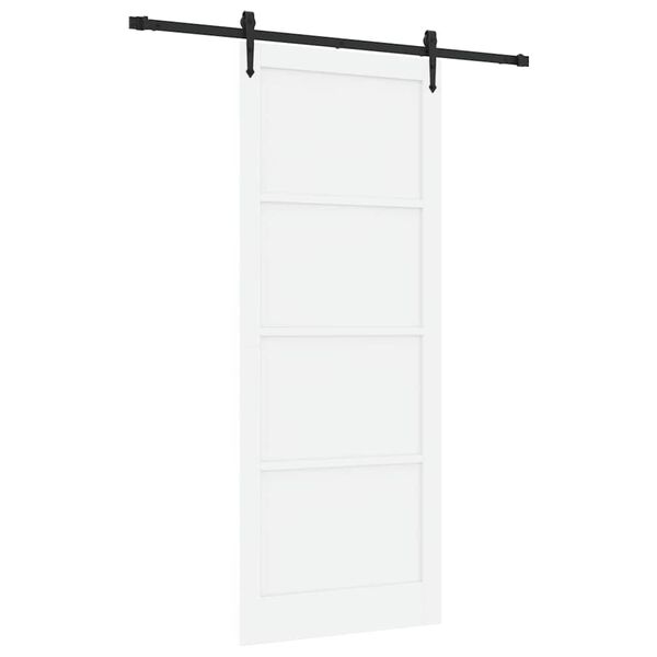 vidaXL Porta Deslizante ORKDAL Branco 93 x 232 cm