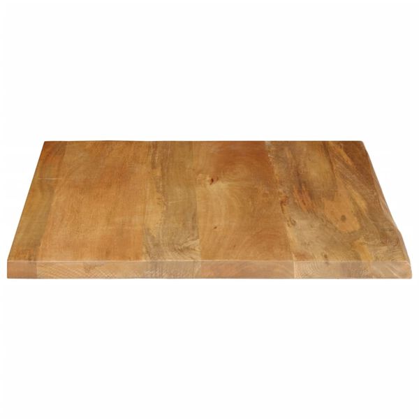 vidaXL Tampo de mesa c/ borda viva 60x60x3,8 cm mangueira maci&ccedil;a