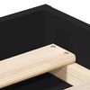 vidaXL Estrutura de cama 160x200 cm preto
