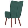 vidaXL poltrona Verde Escuro 63 x 67 x 94 cm Veludo