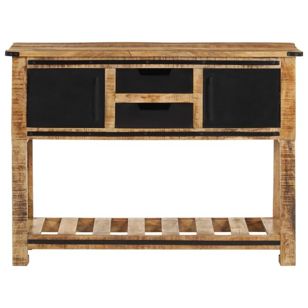 vidaXL Mesa consola 100x35x75 cm madeira de mangueira maci&ccedil;a