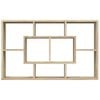 vidaXL Prateleira parede 85x16x52,5cm madeira Sonoma Oak