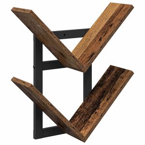 vidaXL Prateleira Flutuante de Parede Madeira antiga 43 x 15 x 47 cm