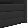 vidaXL Sof&aacute;-Cama 110cm Preto tecido