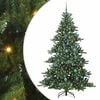 vidaXL &Aacute;rvore de Natal Articulada Artificial Verde 180 cm PVC e A&ccedil;o