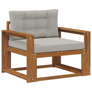 vidaXL Sof&aacute; M&eacute;dio Externo Madeira S&oacute;lida de Ac&aacute;cia Natural