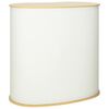 vidaXL Balc&atilde;o de exposi&ccedil;&atilde;o Marrom Claro e Branco 90 x 48 x 93 cm