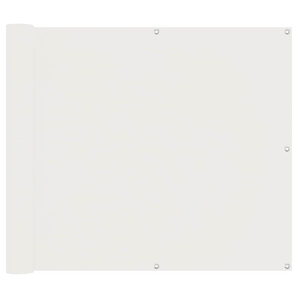 vidaXL Tela de Varanda Branco 100 x 300 cm Tecido Oxford
