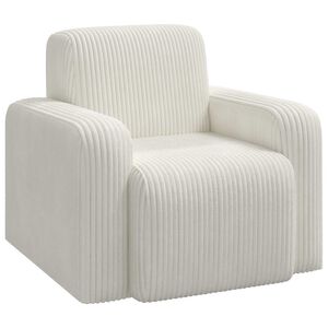 vidaXL poltrona Creme cord&atilde;o