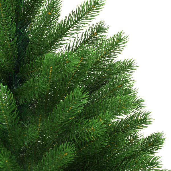 vidaXL Árvore de Natal artificial agulhas realistas 240 cm verde