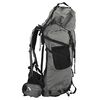 vidaXL Mochila para caminhadas 80 L tecido oxford cinzento