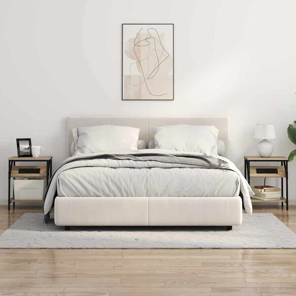 vidaXL Arm&aacute;rio de Cabeceira Carvalho Sonoma 38 x 30 x 48 cm