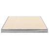 vidaXL Estrutura de cama de ch&atilde;o Cinza Sonoma 86,5 x 190 cm