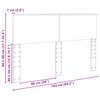 vidaXL Cabeceira Branco 160 cm Madeira processada