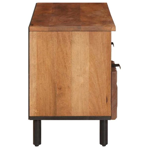 vidaXL Gabinete para TV Acabamento em Ac&aacute;cia Marrom 100 x 33 x 46 cm