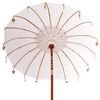 vidaXL Parasol Balin&ecirc;s com Base 260 180-190 cm