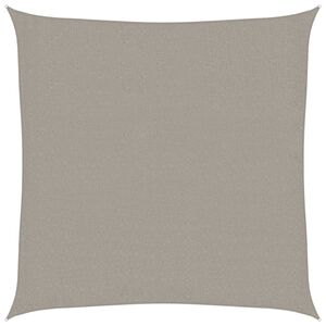 vidaXL Para-sol estilo vela quadrado 160 g/m&sup2; 2x2 m PEAD cinza-claro